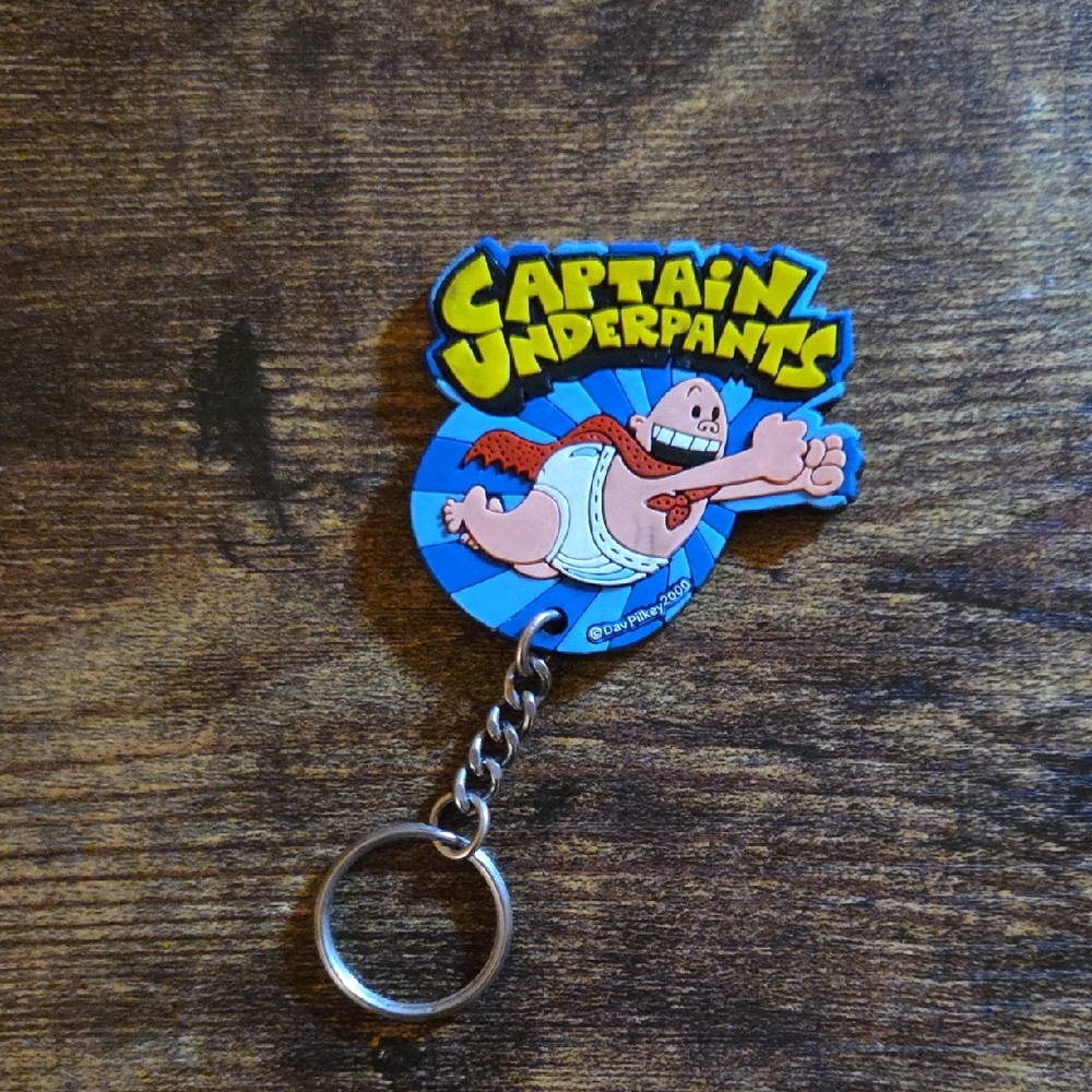 Vintage Captain Underpants Keychain